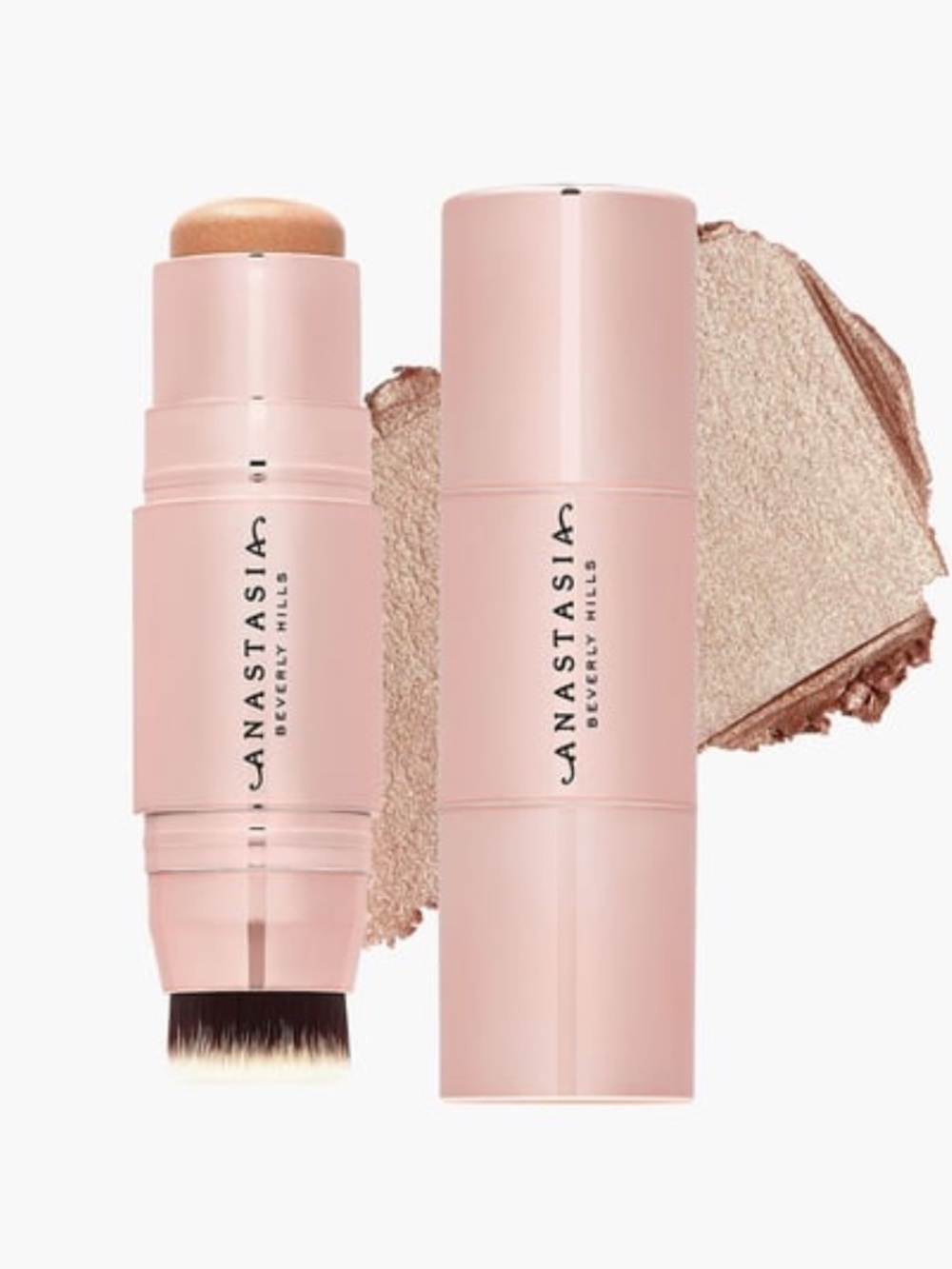 NIB Anastasia Iced Out Cream Stick Highlighter with Brush Applicator 8g full